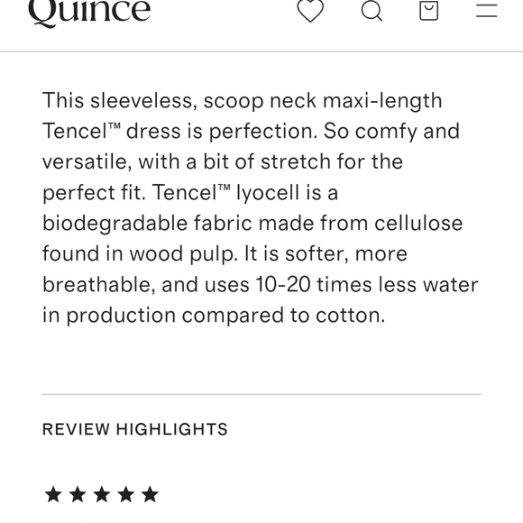 New Quince Tensel Jersey Tank Maxi Dress - Picture 4 of 8